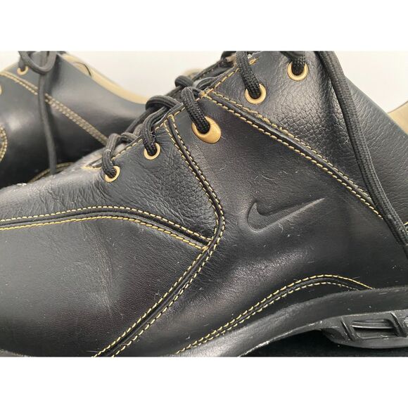 Nike Men's Size 7 Black Zoom Air Sneaker Bicycle Toe Golf Shoes - Picture 3 of 11